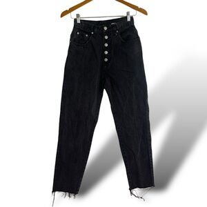 Vintage 90s Jordache High-Waisted Black Straight-Leg Jeans Women’s Size 26​